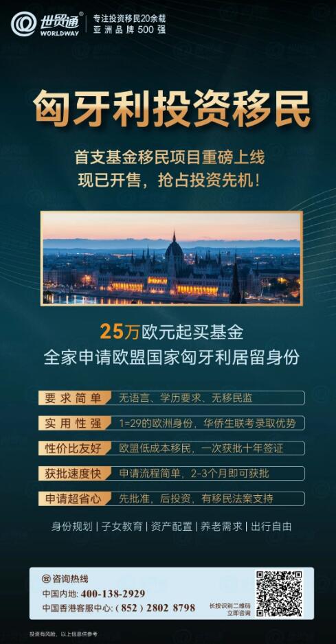 匈牙利身份規劃，不僅是一個安居樂業的選擇，更是開啟歐洲生活大門的鑰匙。無論您是考慮投資、創業還是居住，匈牙利以其親民的性價比，都是一個不錯的理想之選！早日遞交申請，早日開啟您的歐洲移民新生活！